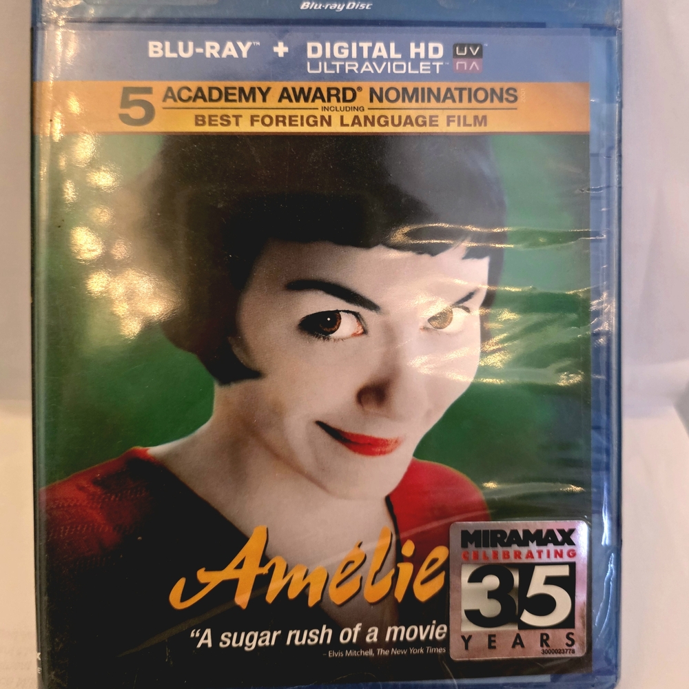 Amélie Blu-ray Disc - NEW
